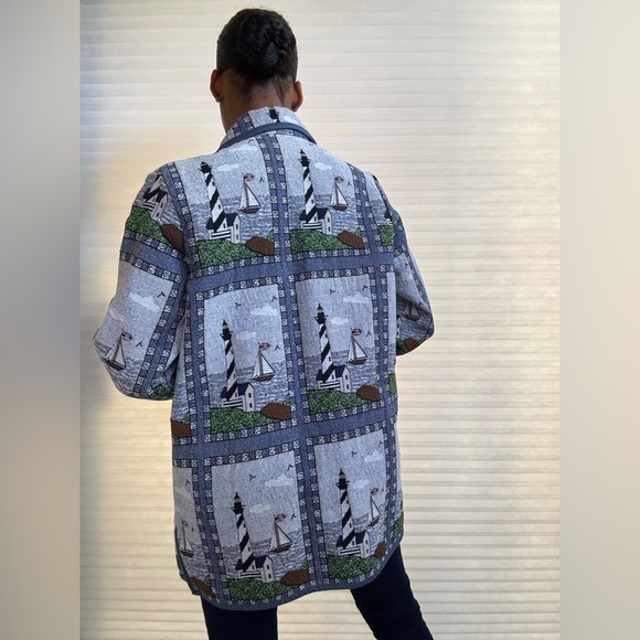 Blair Sailboat Vintage Tapestry Coat - Picture 3 of 14